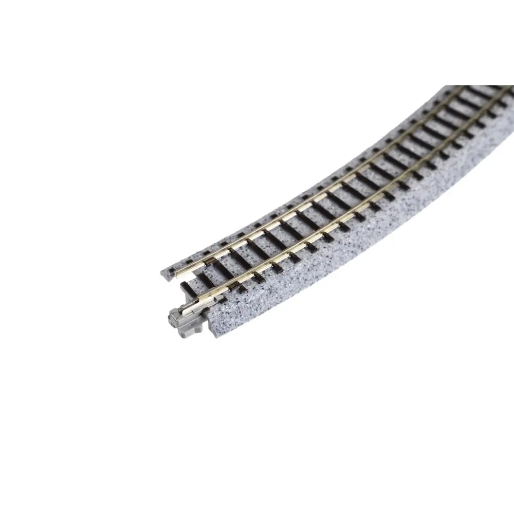 4 rails incurvés Unitrack (R348-30) 30 degrés - Kato 20-130 - HO 1/87 - 3
