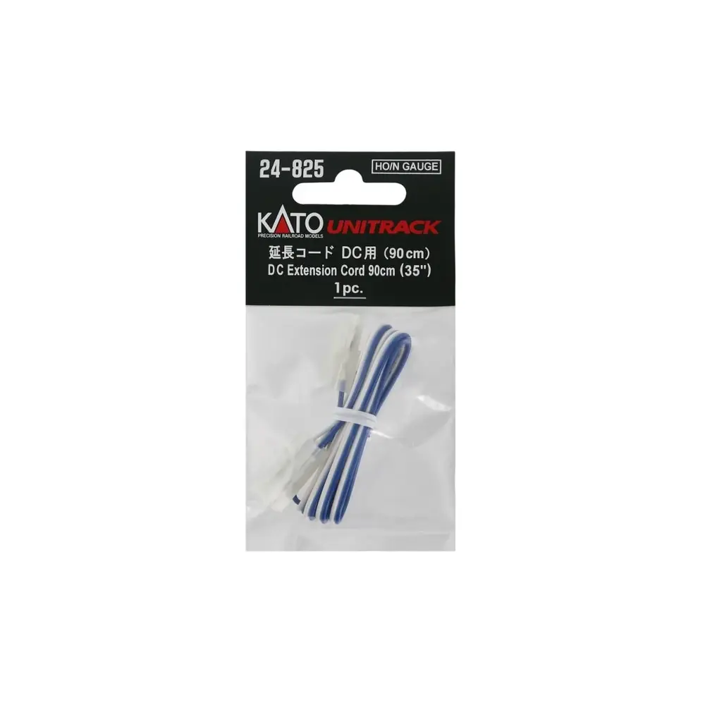 Câble d'extension DC Unitrack bleu 90 cm - Kato 24-825 - N 1/160 - 2