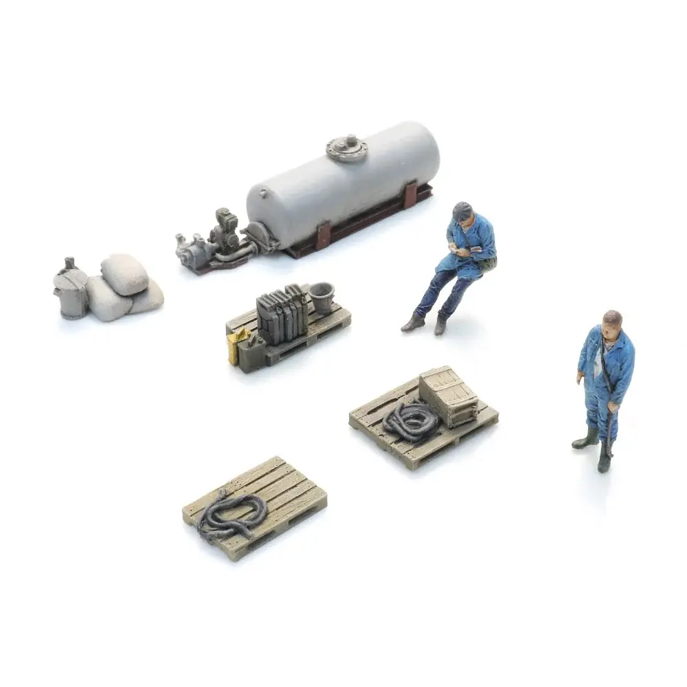 Cargo : pulvérisateur de mauvaises herbes + 2 figurines - Artitec 28.127 - HO 1/87 - 3