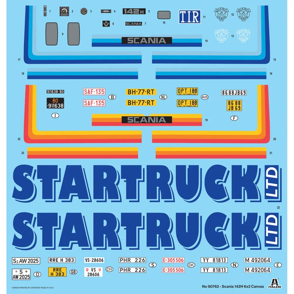 Camion Scania 142H 6x2 - Italeri 90762 - 1/24 - 3