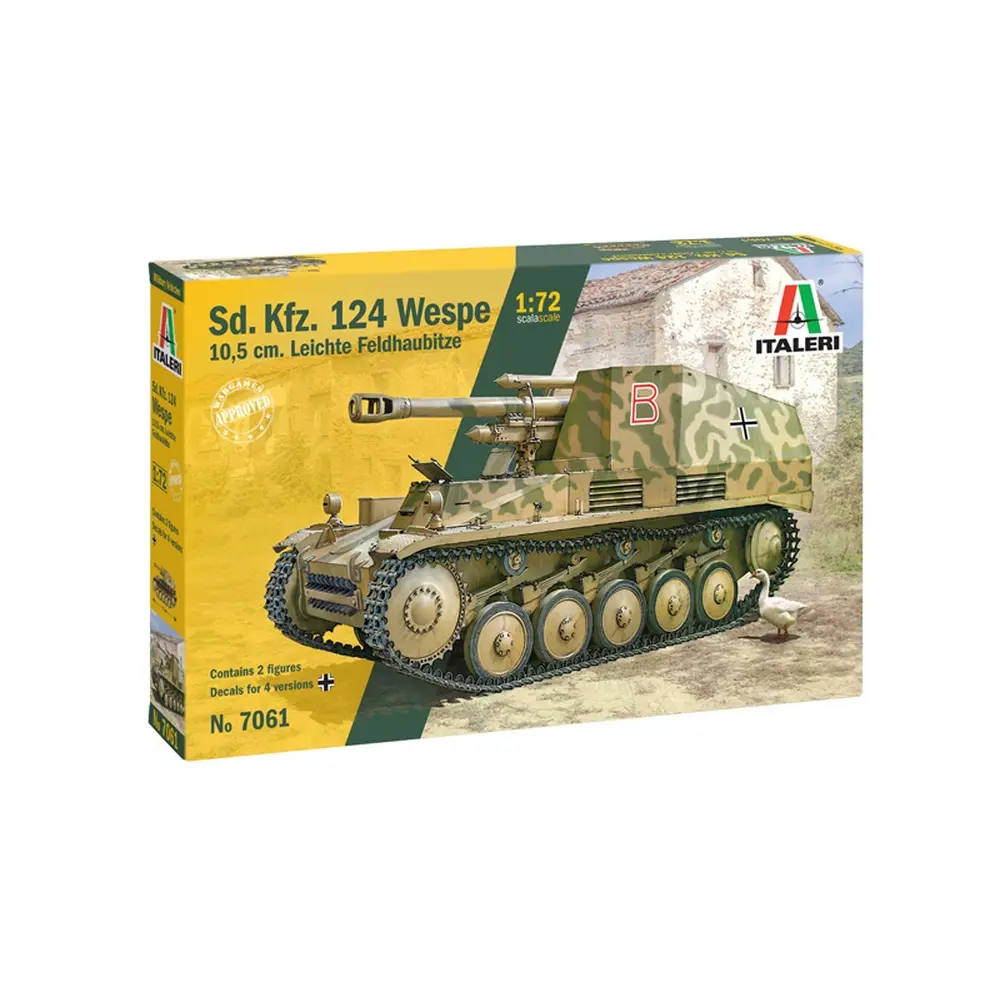 Char Sd.Kfz.124 Wespe - Italeri I7061 - 1/72 - 2