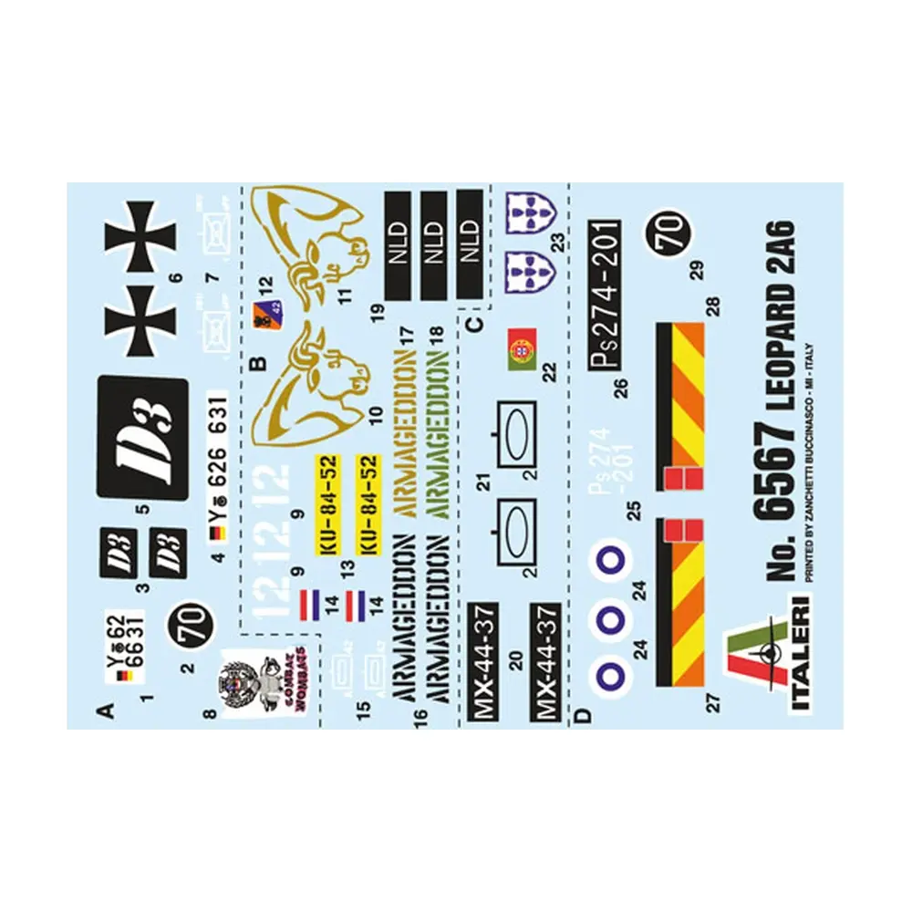 Char D'assaut - Léopard 2A6 - Italeri 6567 - 1/35 - 2