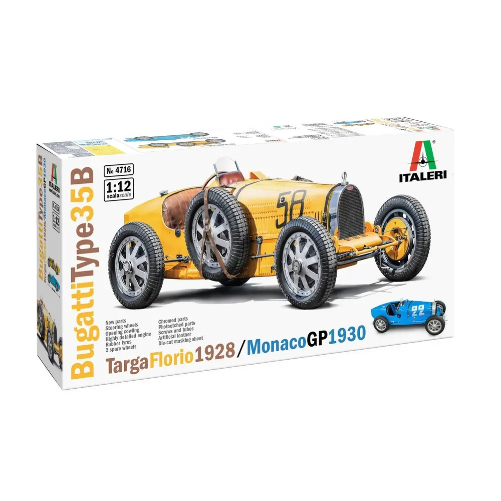 Bugatti 35B - Grand Prix Monaco 1930 - Italeri 4716 - 1/12 - 2