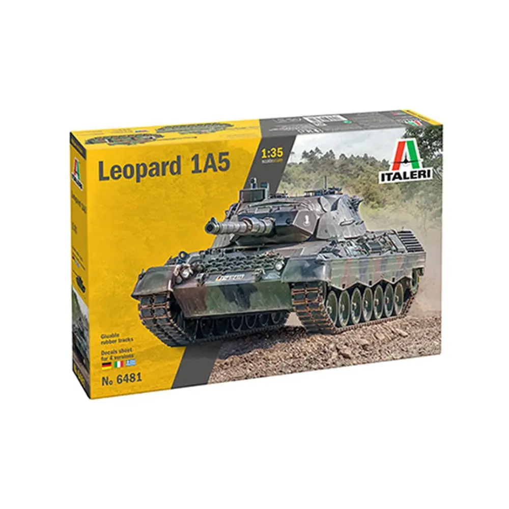 Véhicule militaire - Char d'assaut Leopard 1A5 - ITALERI 6481 - 1/35 - 6