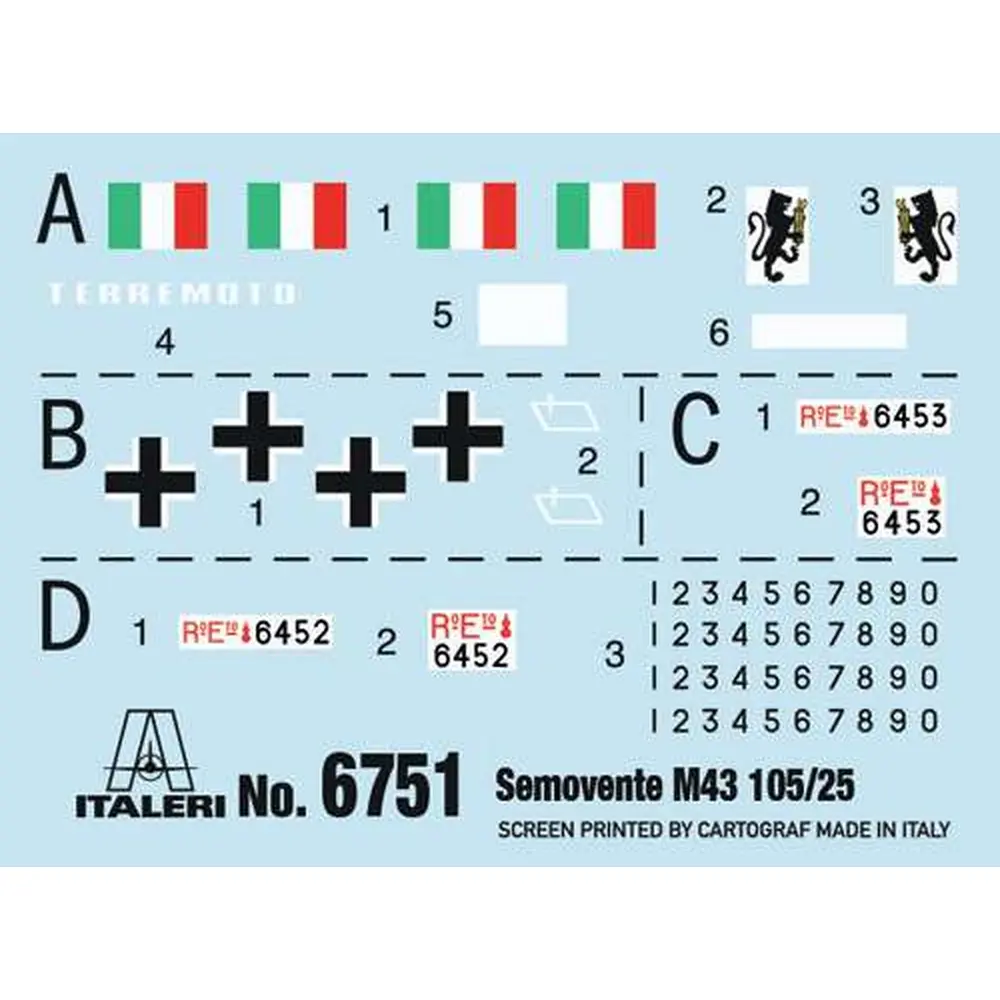 Char 1/35 Semovente M43 da 105/25  - ITALERI 6751 - 1/35 - 5
