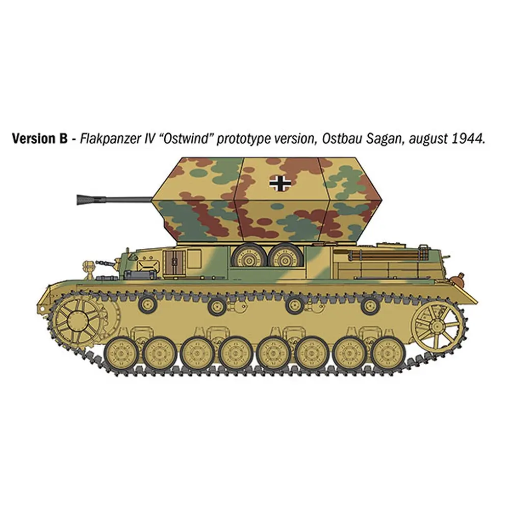 Char allemand - Flakpanzer IV Ostwind - ITALERI 6594 - 1/35 - 3