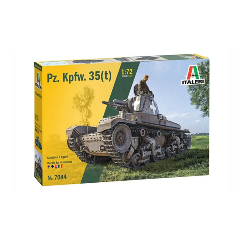 Char de combat - Panzer 35T - Italeri 7084 - 1/72 - 3