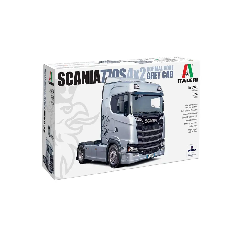 Camion 1/24 Scania 770S 4x2 « Grey Cab » - ITALERI 3971 - 1/24 - 5