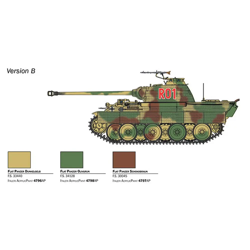 Char Panther Ausf A - Italeri 25752 - 1/56 - 3