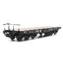 Wagon plat SSyms46 097-1 - Artitec 20.323.08 - HO 1/87 - DB - EP IV - 2R - 2