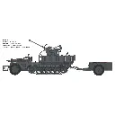 Sd.Kfz 10/4 Flak 30 et Servants - Italeri I6395 - 1/35 - 5