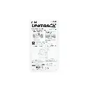 4 rails droits Unitrack (S123PC) CS 123 mm - Kato 2-141 - HO 1/87  - 5