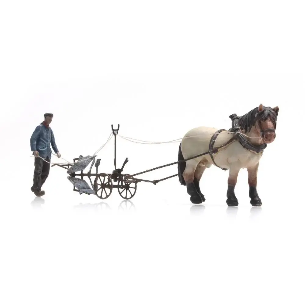 Cheval et charrue - Artitec 387.392 - HO 1/87 - 4