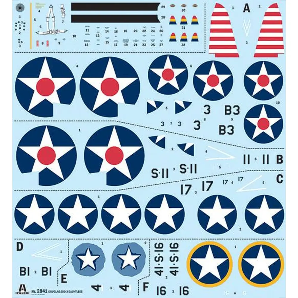 Avion de chasse SBD-3 DAUNTLESS - Italeri 2841 - 1/48  - 9