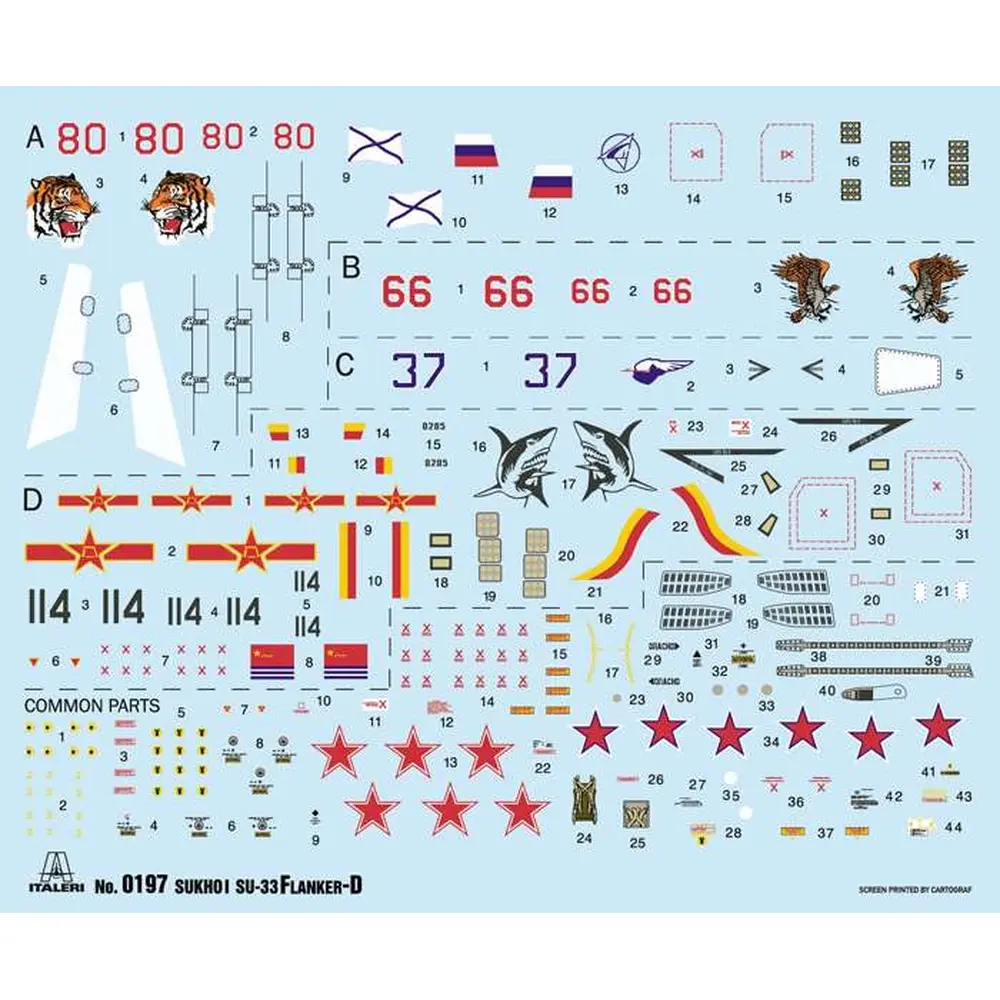 Sukhoi Su-33 Flanker-D - ITALERI 197 - 1/72 - 3