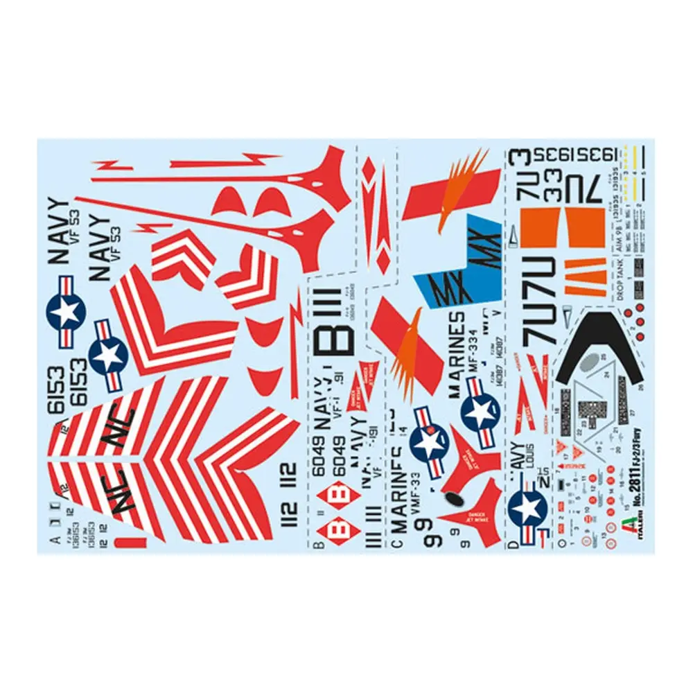 Avion FJ-2/3 Fury - ITALERI I2811 - 1/48 - 1950-1960 - 3