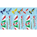 Coffret de 3 Avions MB 339 Frecce Tricolori - ITALERI I1461 - 1/72 - 3