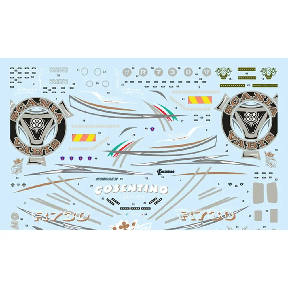 Camion Scania R730 Streamline Show Trk - ITALERI 3952 -1/24 - 3