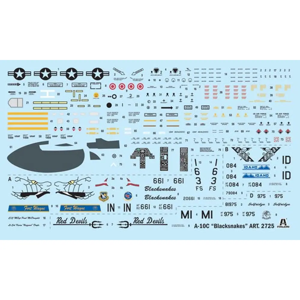 Avion A-10C "Blacksnakes" - ITALERI I2725 - 1/48 - 3