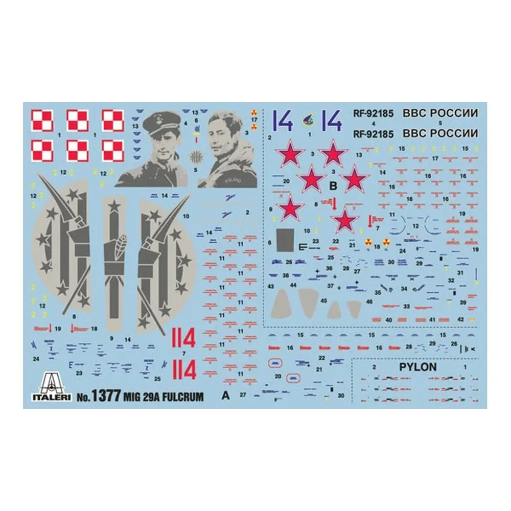 Avion MiG-29 Fulcrum - ITALERI I1377 - 1/72 - 3