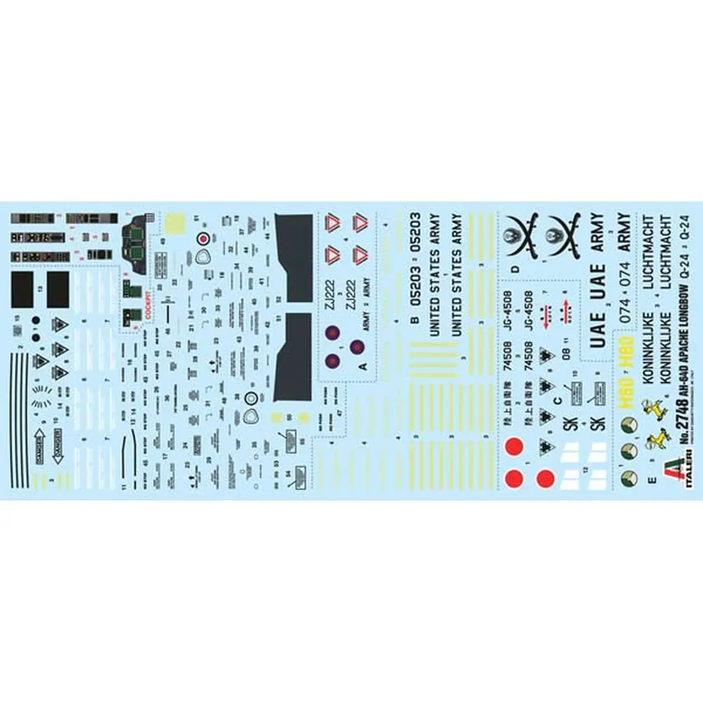 Hélicoptère AH-64D Apache Longbow - ITALERI I2748 - 1/48 - 3