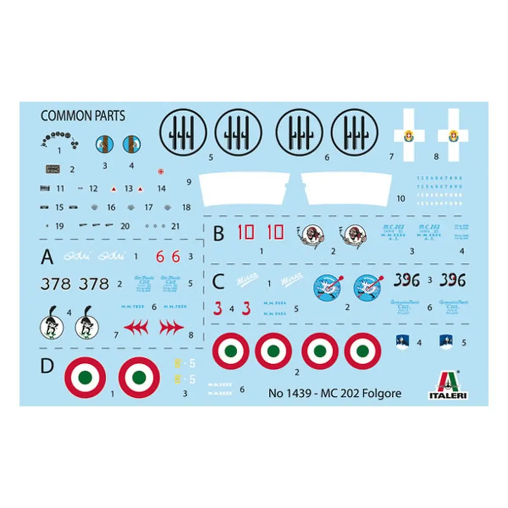 Avion MC.202 Folgore - ITALERI I1439 - 1/72 - 1939-1945 - 2