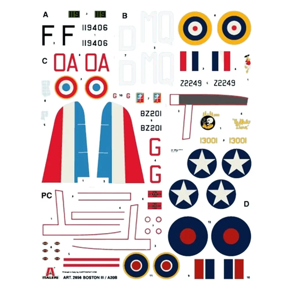 Bimoteur A-20B / Boston III - Italeri 2656 - 1/48 - 2