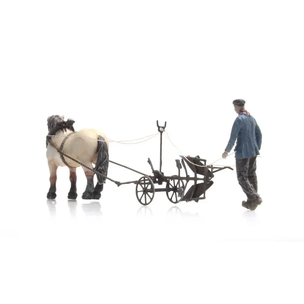 Cheval et charrue - Artitec 387.392 - HO 1/87 - 5