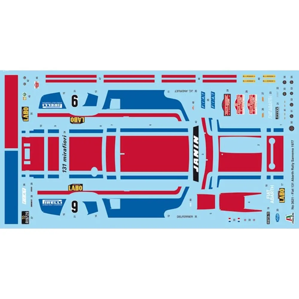FIAT Abarth 131 San Remo 1977 - Italeri 3621 - 1/24 - 2