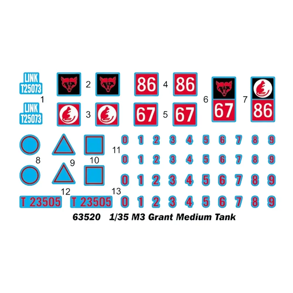 Char Moyen M3 Grant - I Love Kit 63520 - 1/35 - 2