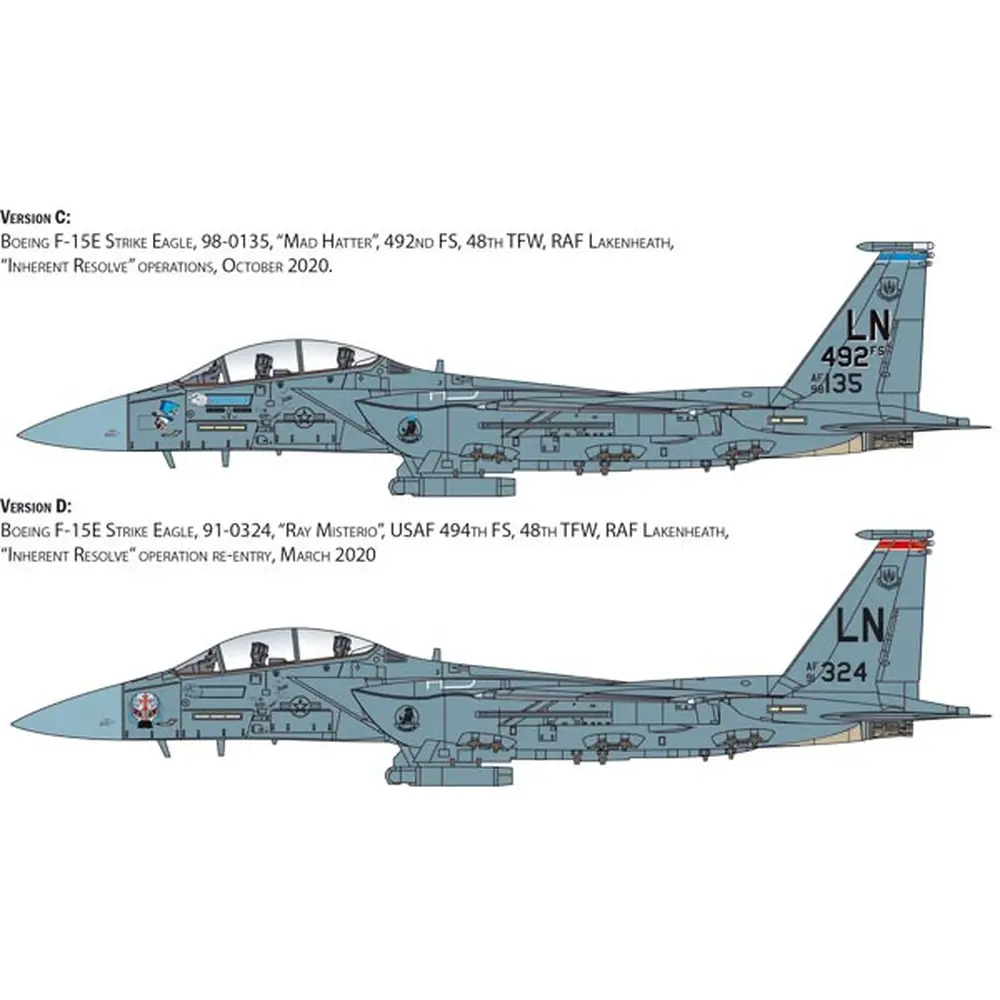 Avion F-15E Strike Eagle - ITALERI I2803 - 1/48 - 1970 - 4