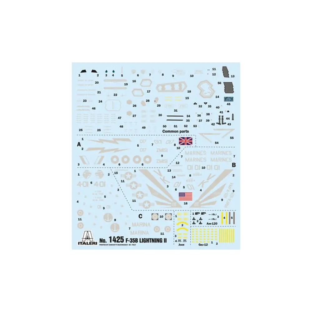 Avion F-35B Lightning II STOVL - ITALERI I1425 - 1/72 - 4