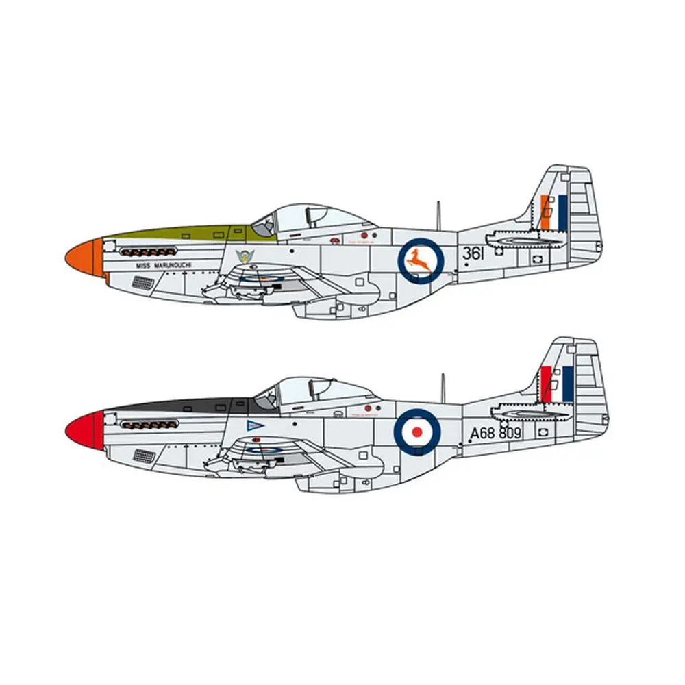 Avion F-51D Mustang Guerre de Corée - ITALERI I1452 - 1/72 - 6