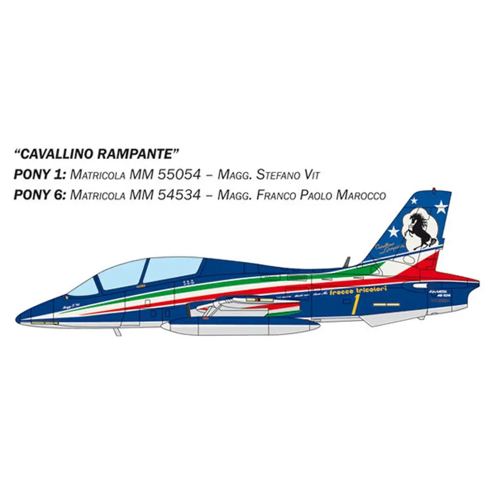 Coffret de 3 Avions MB 339 Frecce Tricolori - ITALERI I1461 - 1/72 - 5