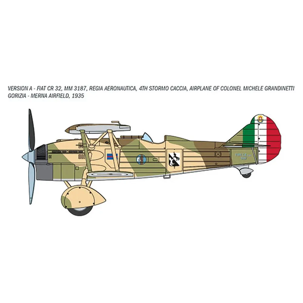 Avion CR.32 Freccia - ITALERI I1438 - 1/72 - 3