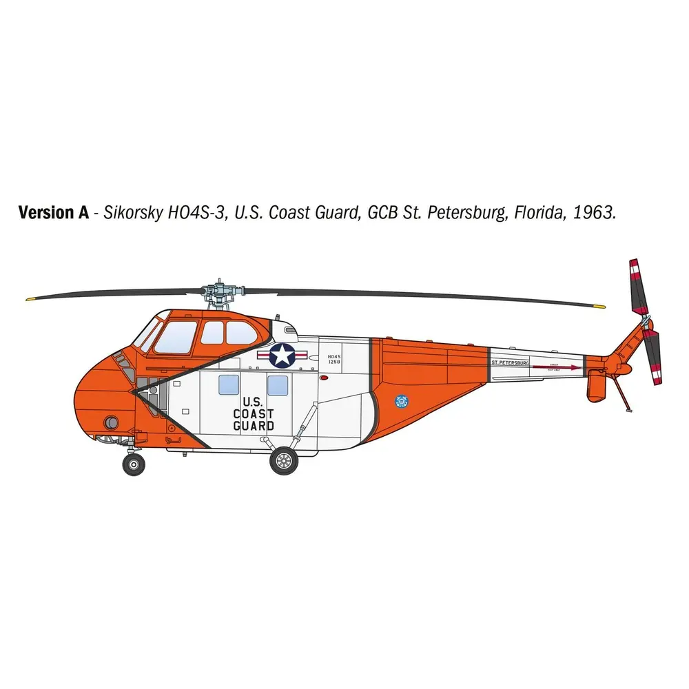 Hélicoptère HO4S-3 / HAS.7 / H-19 - Italeri 1476 - 1/72 - 3