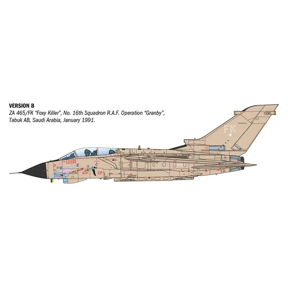 Avion de chasse TORNADO GR.1 «Desert Storm» - Italeri 2521 - 1/32  - 4