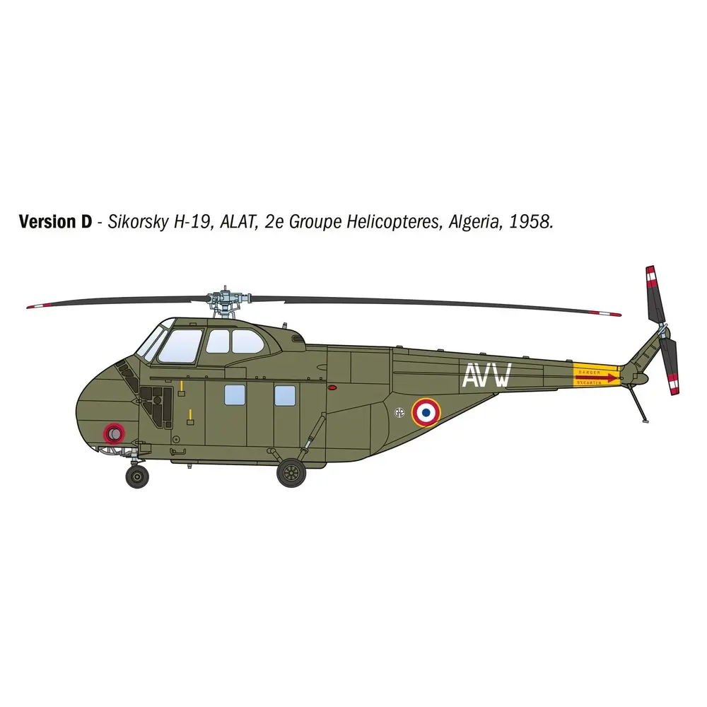 Hélicoptère HO4S-3 / HAS.7 / H-19 - Italeri 1476 - 1/72 - 6