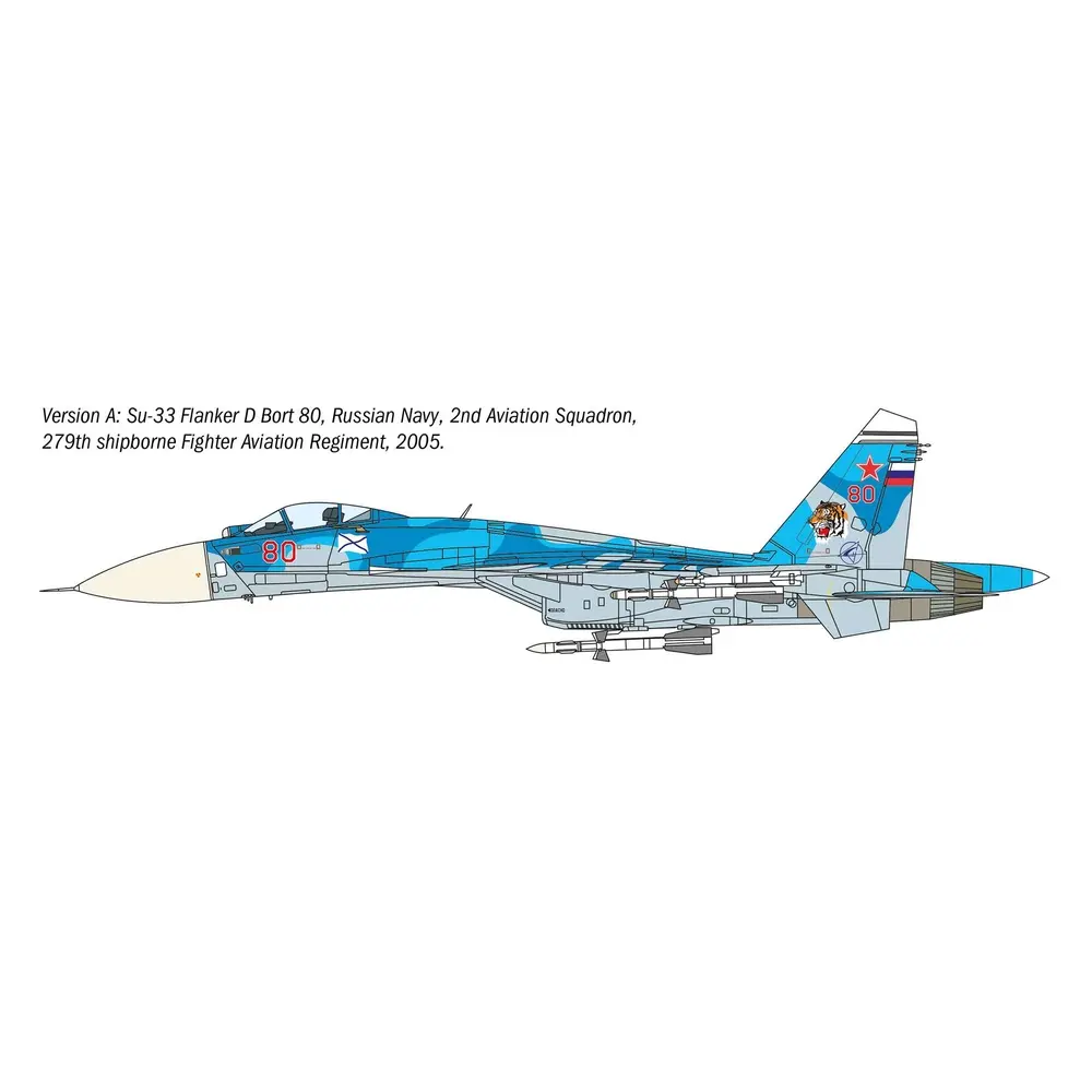 Sukhoi Su-33 Flanker-D - ITALERI 197 - 1/72 - 7