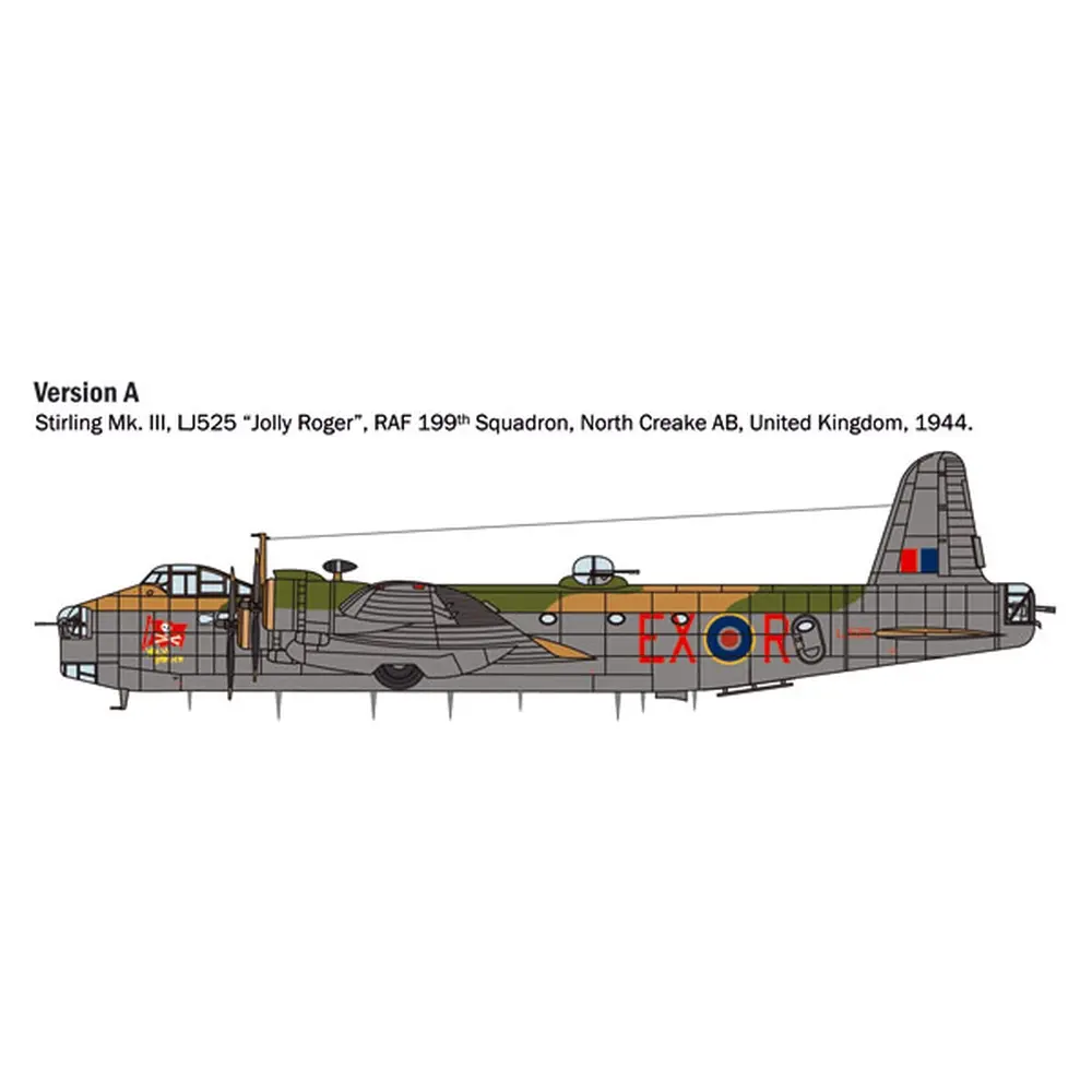 Avion Short Stirling Mk.III - ITALERI I1462 - 1/72 - 1939-1945 - 3