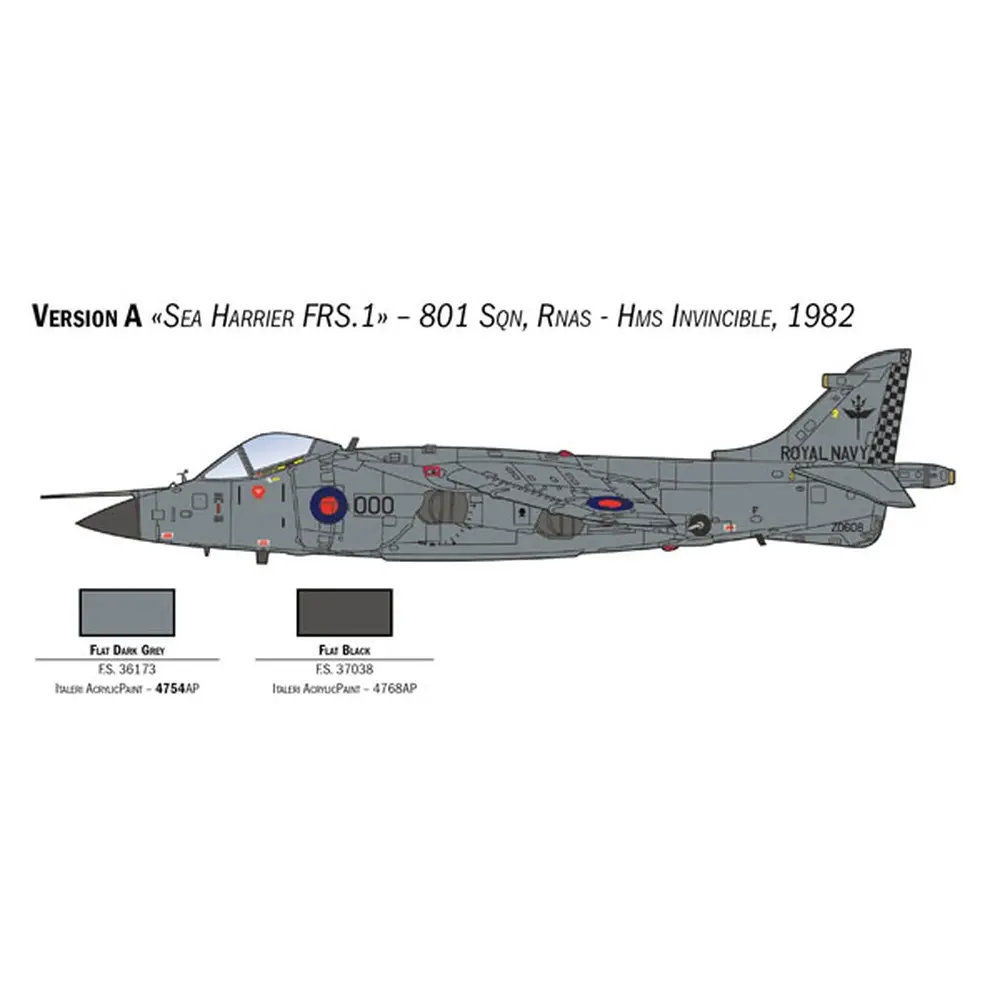 Avion Sea Harrier FRS.1 - ITALERI I1236 - 1/72 - 3