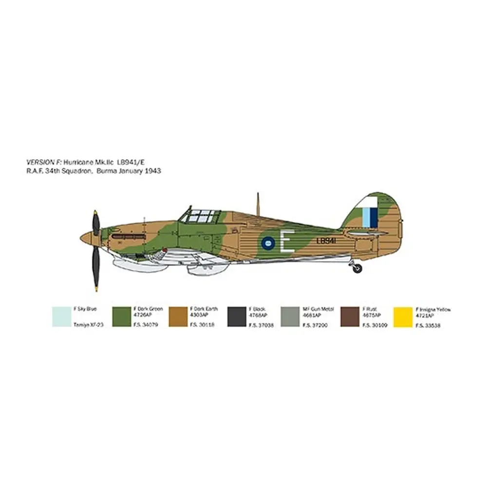 Avion Hurricane MK.IIC - ITALERI I2828 - 1/48 - 1939-1945 - 8