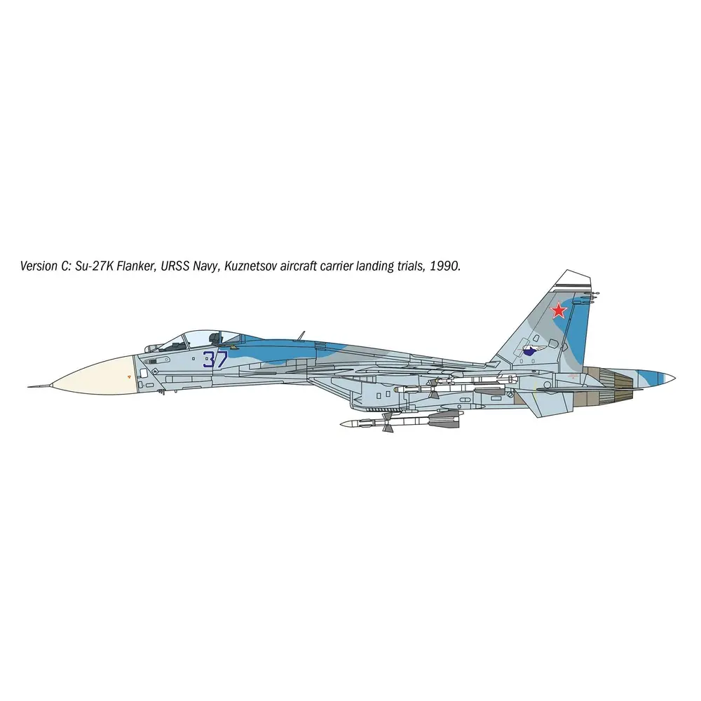 Sukhoi Su-33 Flanker-D - ITALERI 197 - 1/72 - 5