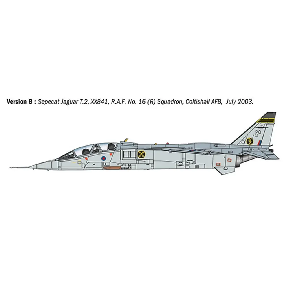 Avion Jaguar T.2 Raf - ITALERI I1470 - 1/72 - 4