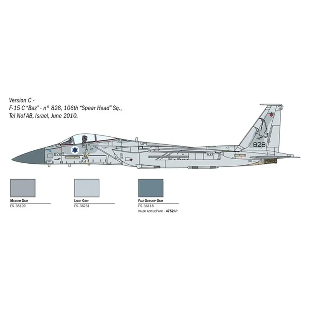 Avion F-15C Eagle - ITALERI I1415 - 1/72 - 6