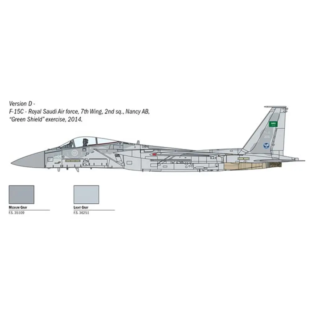 Avion F-15C Eagle - ITALERI I1415 - 1/72 - 7