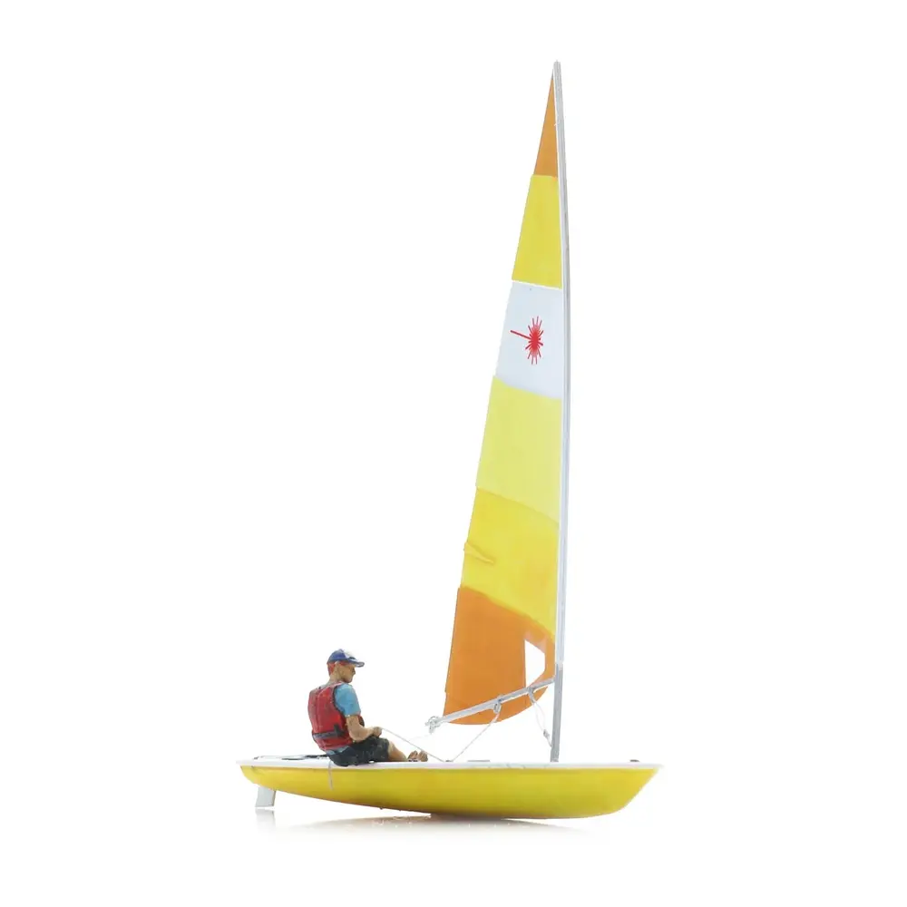 Voilier Laser voile + figurine - Artitec 87.593 - HO 1/87 - 4