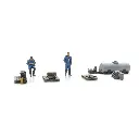 Cargo : pulvérisateur de mauvaises herbes + 2 figurines - Artitec 28.127 - HO 1/87 - 5