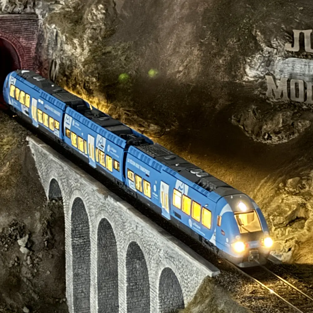 Autorail bimode AGC B 81661/81662 AURA - LS Models 10589S - HO 1/87 - SNCF - Ep VI - Digital sound - 3R - 7