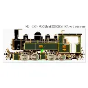 Locomotive à vapeur Mallet 020-020 LEMATEC HOM205.4S - HOm 1/87 - POC/SNCF - 2
